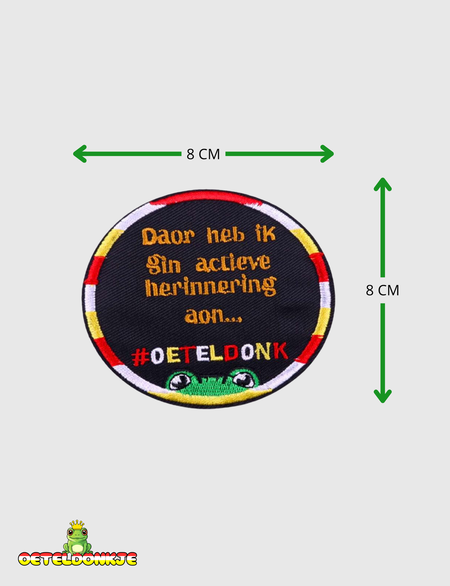 Embleem ‘Daor heb ik gin actieve herinnering aon...'