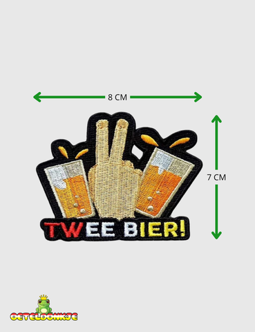 Embleem ‘Twee Bier!'