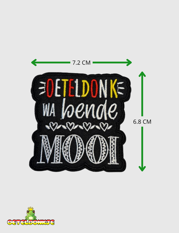 Embleem ‘Oeteldonk wa bende mooi’